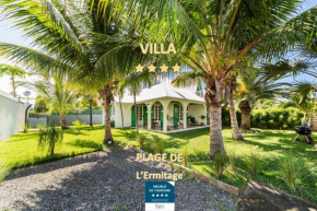 Villa à la Plage, lagon à 500m, climatisée